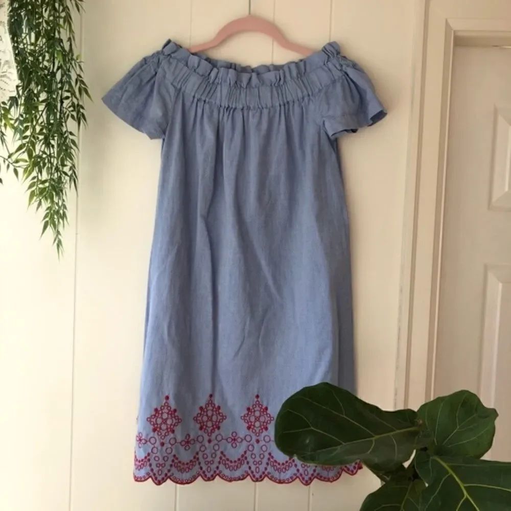 Vineyard Vines Off the Shoulder Embroidered - Picture 4 of 5